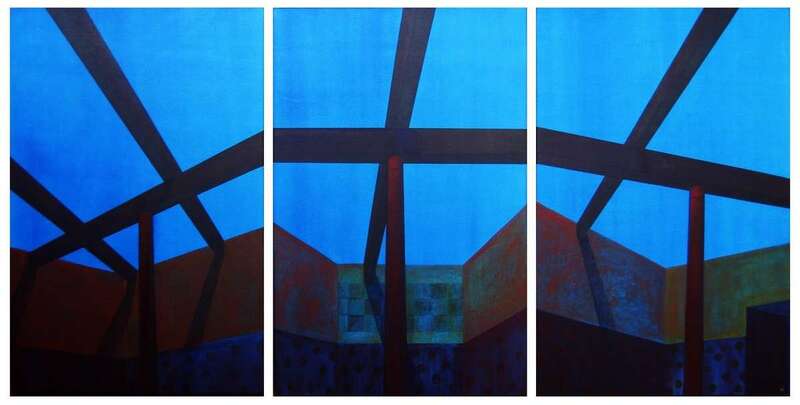 Una de las piezas de la muestra El Palacio de los Guanartemes, de CristoÌbal Guerra (Foto TA)